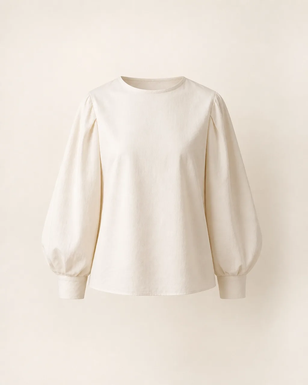 The Sculpted Blouse in Ivory